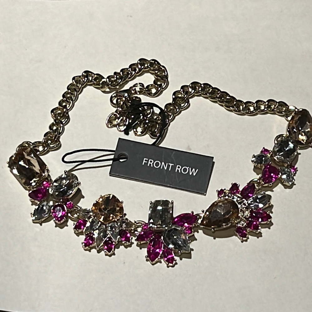 Front Row Jeweled Necklace